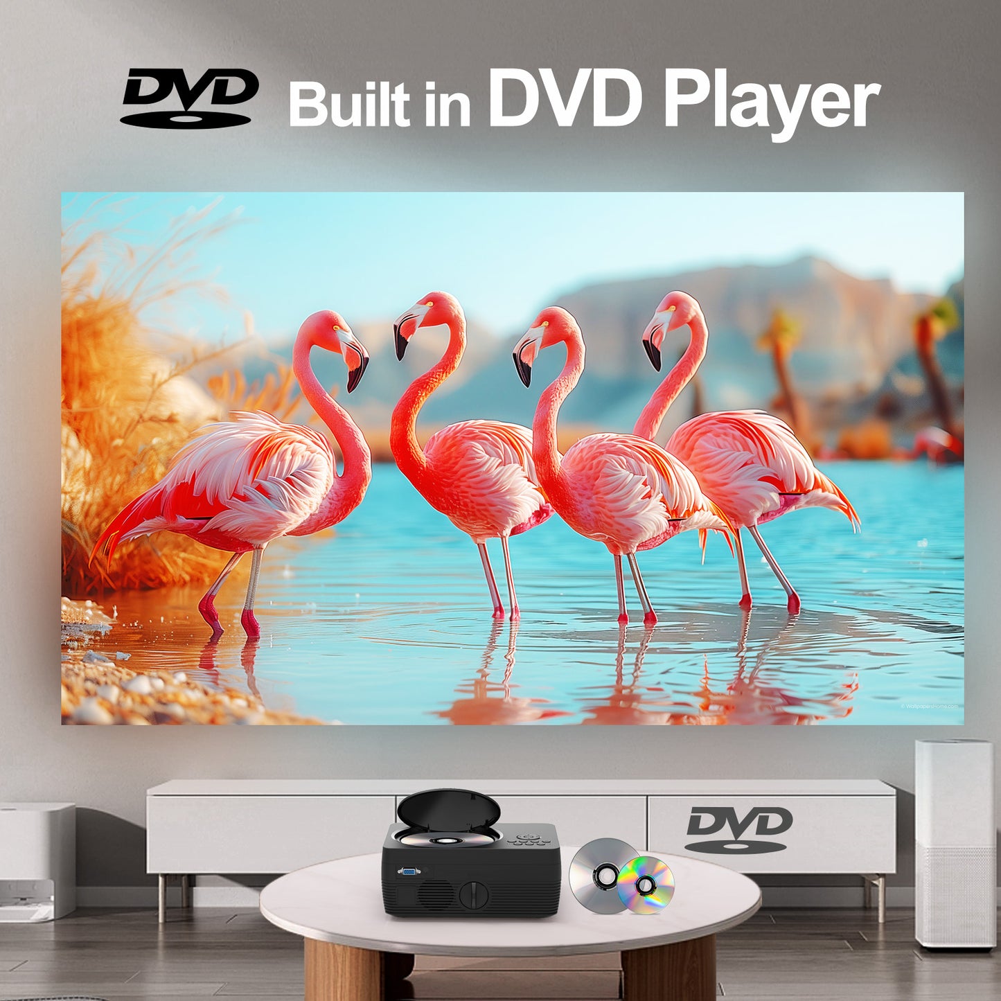 H96 Max W11 LED Portable Projector DVD
