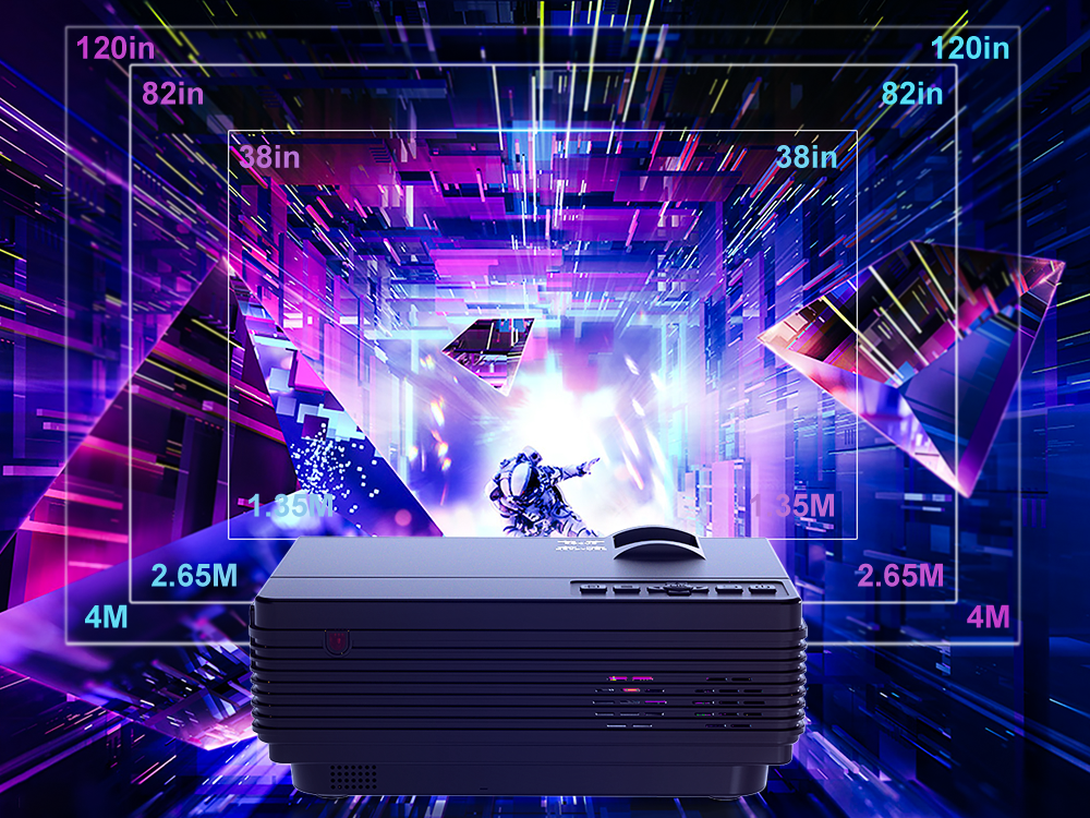 Q5 Projector Screen Size