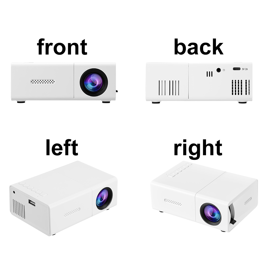 Best Pocket Projector all side view