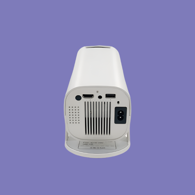 E100 Mini Projector Back 