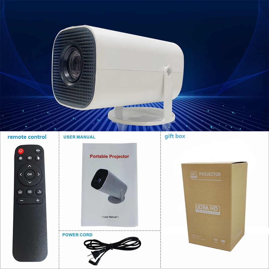 E100 Projector Accessories in a box