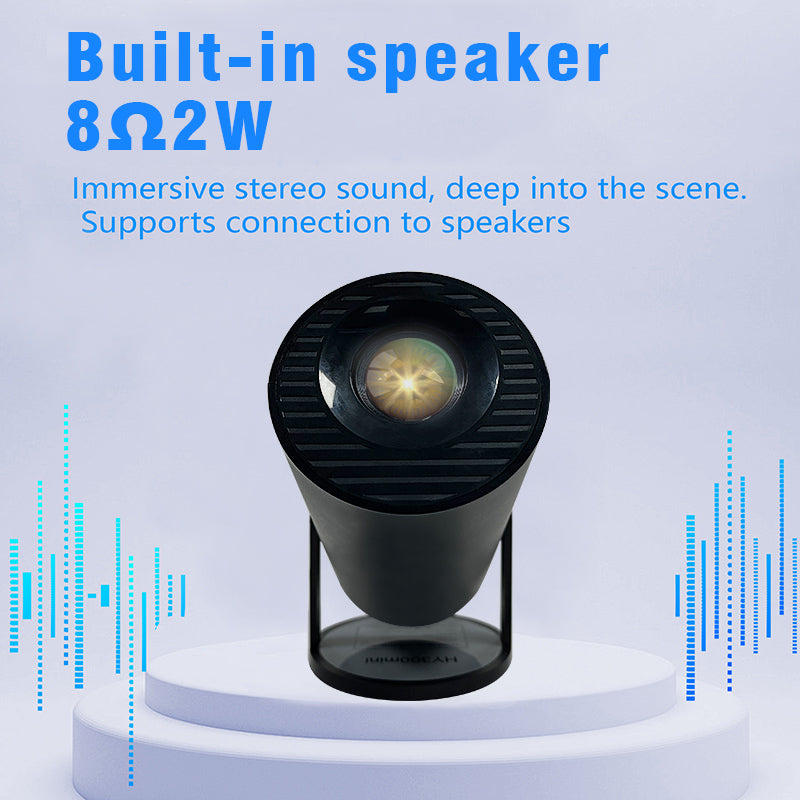 HY300 Mini Projector Screen Built in Speaker
