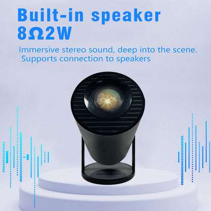 HY300 Mini Projector Screen Built in Speaker