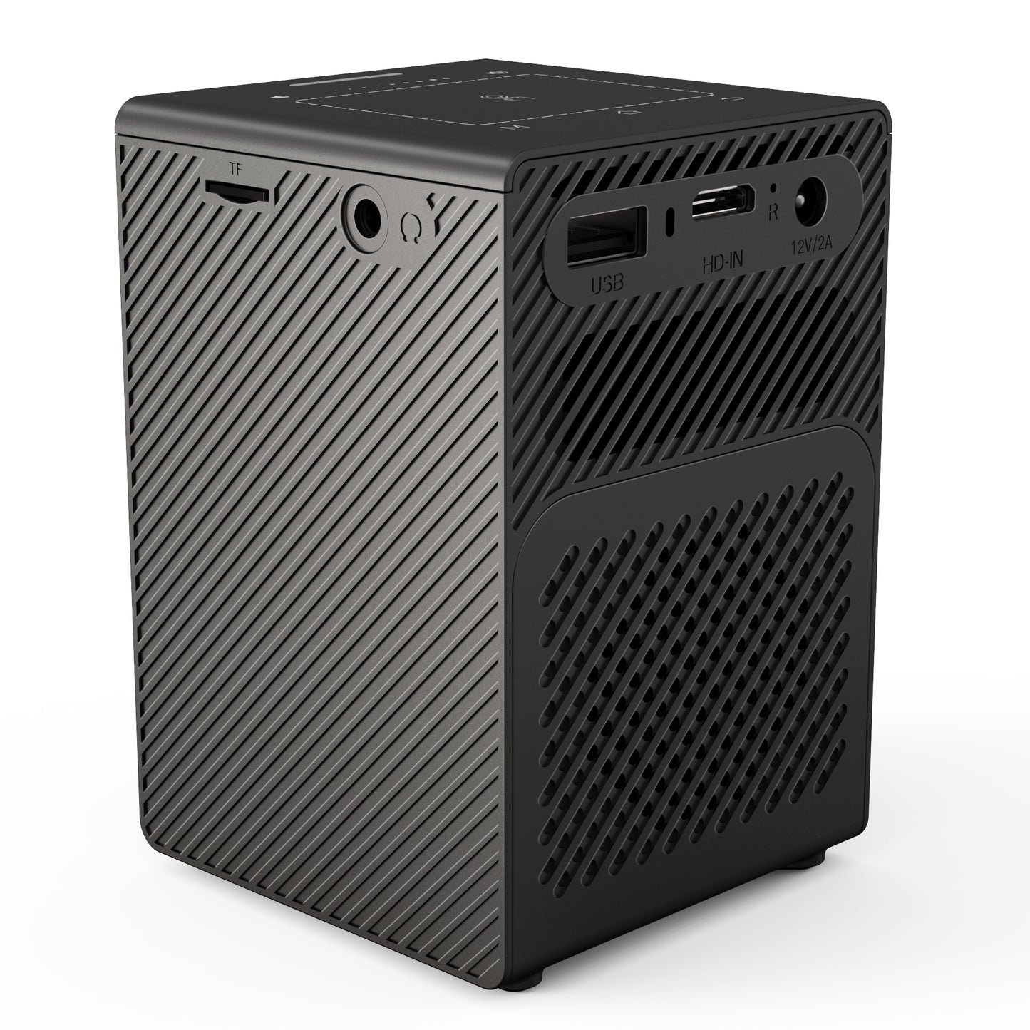 P18 Mini Projector Ports