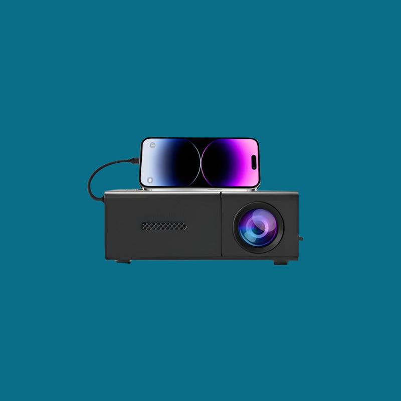 YG300 Pocket Projector Connected With Mobile Phone with Type C 