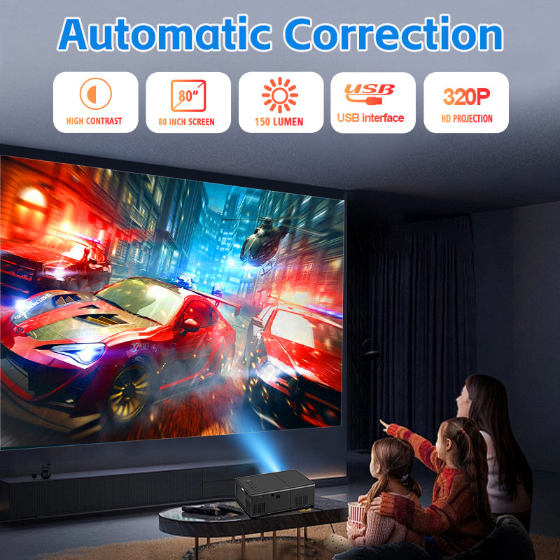 YG300 Black Pocket Projector Features of Projector Screen