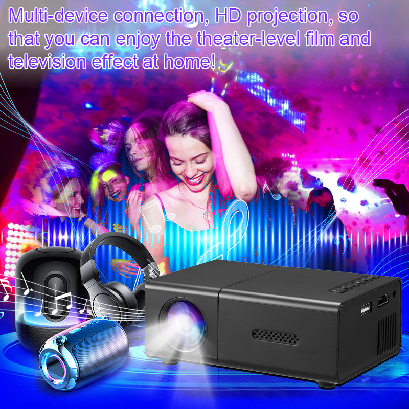 Pocket Projector can connect with Multi-Device Connection-HD Projector